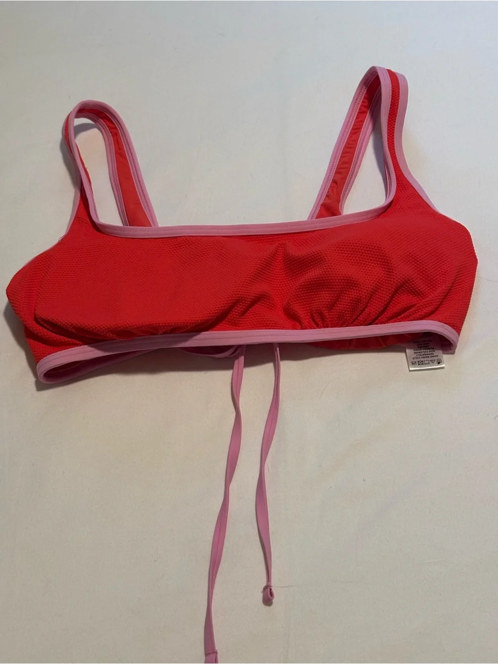 Tommy Bahama Island Cabana Tie-Back Bikini Top - Coral